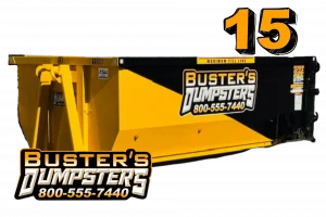 BUSTER DUMPSTERS 15 yard